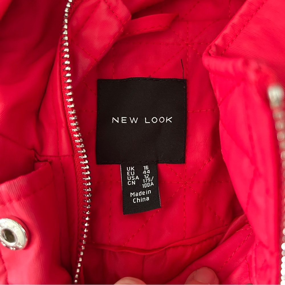 New Look Red Coat - Picture 3 of 6